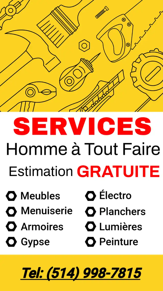 HOMME-A-TOUT-FAIRE / HANDYMAN - Photo 3