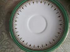 Aynsley DURHAM GREEN fine bone china set for 6 - Photo 2