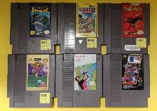 Cassettes variées Nintendo