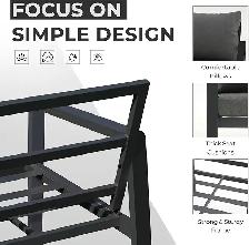 Brand New 4-Piece Heavy Duty Steel Patio Furniture Set  Special - Photo 5