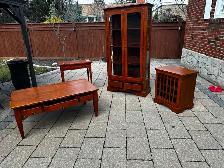Solid wood furniture set for sale