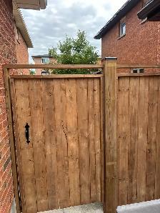 Custom wooden gates - Photo 3
