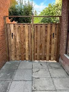 Custom wooden gates - Photo 4