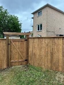 Custom wooden gates - Photo 5