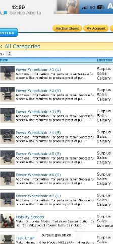 7 power wheel Chairs for repair or parts