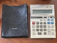 Sharp calculator