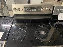 Cuisinière stainless vitrocéramique convection GE - Photo 2