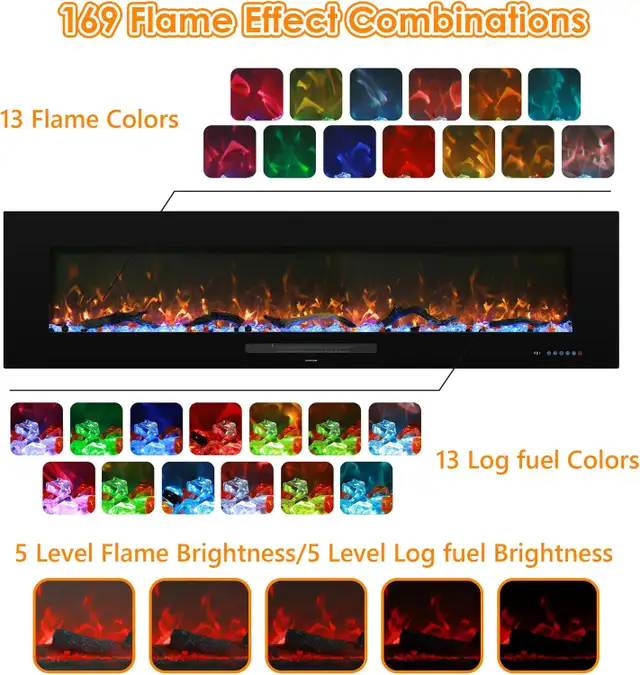 Brand New 50" Electric Fireplace For Sale - Photo 3