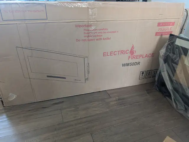 Brand New 50" Electric Fireplace For Sale - Photo 4