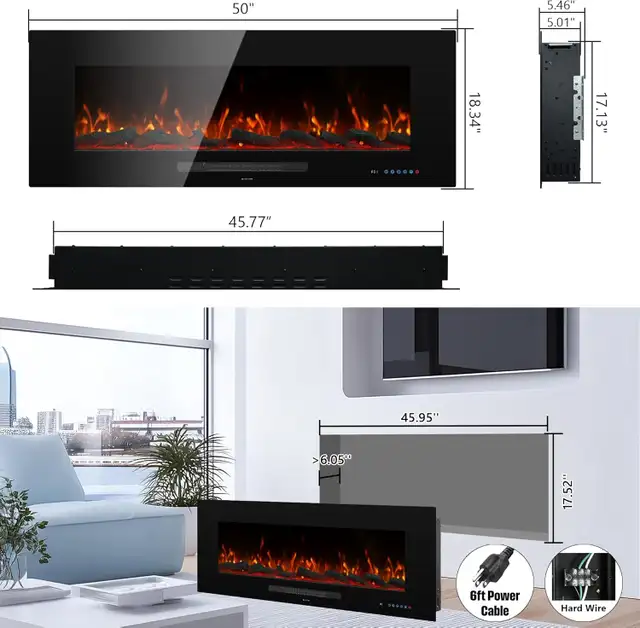 Brand New 50" Electric Fireplace For Sale - Photo 9