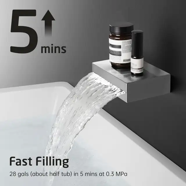 Brand New 10" Rainfall Shower Bathtub Kit For Sale - Photo 5