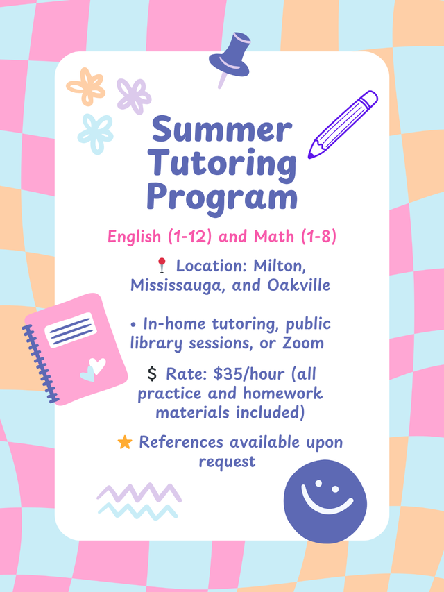 Top-Rated Tutor | English  & Math | Summer Learning Programs