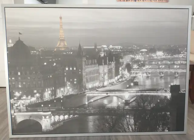 BIG WALL PICTURE, PARIS, PRINT, CAD 15!!
