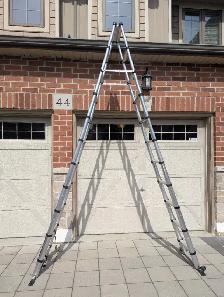 10.5 ft Aluminum Telescoping Ladder
