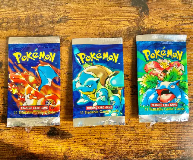 Pokemon Base Set Booster Packs (Empty) $25/ea