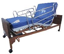 New Used Full Electric Medical Hospital Bed with Rails, Mattress - Photo 7