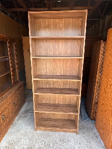 Free delivery used Tall Wooden Bookshelf