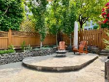 $2,100 1BR Garden Suite, Laundry, Patio, Parking, Dogs ok