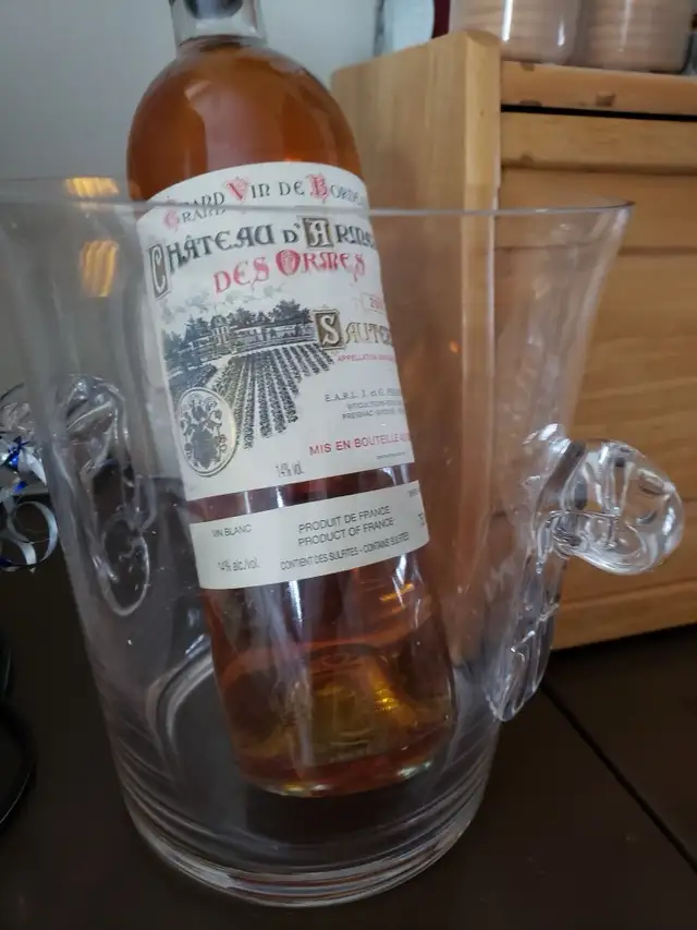 SEAU À GLACE POUR VIN OU MOUSSEUX FLAMBANT NEUF! - Photo 3