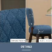 Brand New Set of 2 swivel Barstools Wooden legs $329 - Photo 7