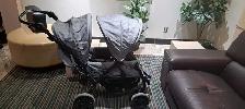 poussette double pour enfants