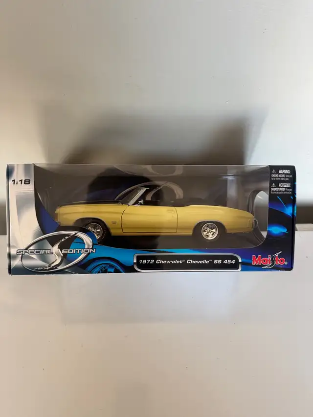 1:18 - 1972 Chevelle SS 454 Conv. - Over 1500 - 1:18 Diecasts - Photo 2