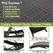 Brand New Set of 2 79' Patio Reclining Chair $199 - Photo 6