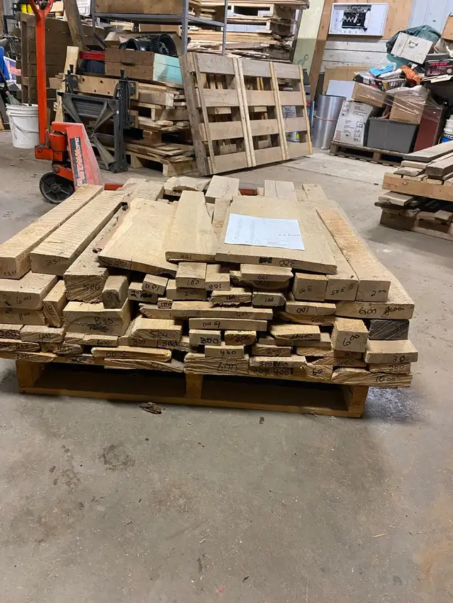Hardwood lumber
