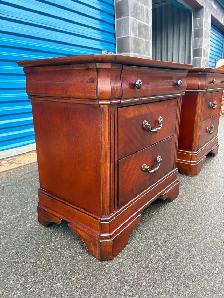 Large Three Drawer Matching Side Tables - Photo 2