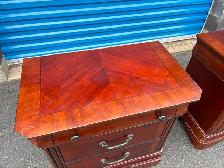 Large Three Drawer Matching Side Tables - Photo 4