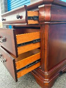 Large Three Drawer Matching Side Tables - Photo 7