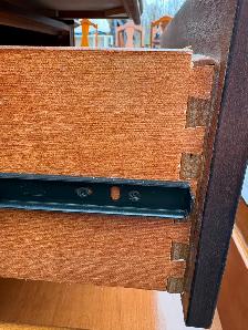 Large Three Drawer Matching Side Tables - Photo 9