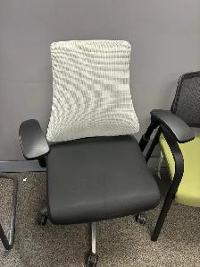 Global Spree Medium Back Synchro-Tilter with Mesh Back Chair! - Photo 4
