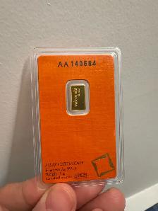 1 Gram Gold Bars, 1 oz Silver Maple - Photo 2