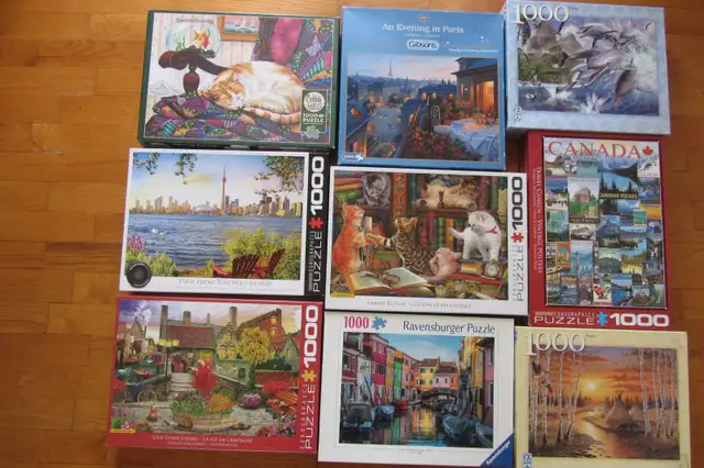 Casse-têtes 1000 pièces à vendre ... voir photos