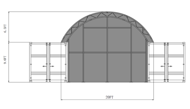 Front & Back Wall Set for C2020D/C2040D