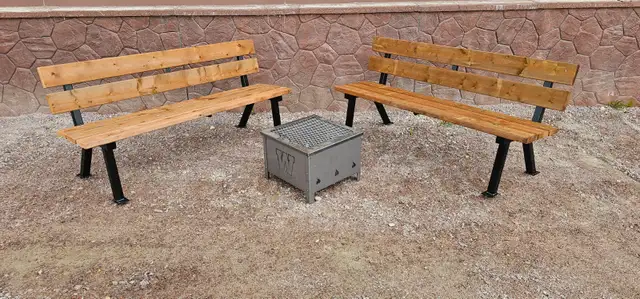 Outdoor benches