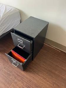 Free delivery used Black 2-Drawer Filing Cabinet - Photo 10