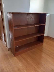 Solid wood bookcase