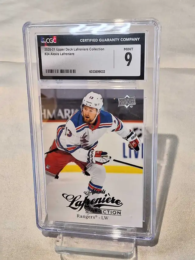 Alexis Lafreniere Upper Deck Collection 2020-21 CGC Graded 9