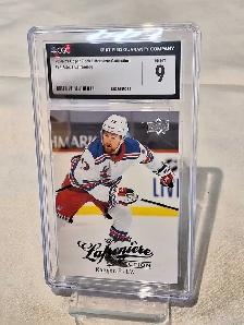 Alexis Lafreniere Upper Deck Collection 2020-21 CGC Graded 9