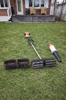 Nettoyage de gravier - Balai mécanique