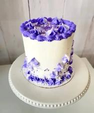 Purple birthday cakes amazing cakes 6in 10 servings - Photo 2