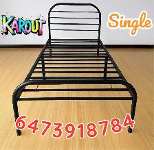 Free Delivery New twin Bed Metal Heavy-duty sturdy stable. - Photo 1