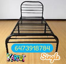 Free Delivery New twin Bed Metal Heavy-duty sturdy stable. - Photo 3