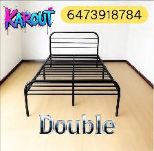 Free Delivery New double Bed Metal Heavy-duty sturdy stable. - Photo 1