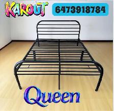 Free Delivery New queen Bed Metal Heavy-duty sturdy stable. - Photo 1