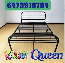 Free Delivery New queen Bed Metal Heavy-duty sturdy stable. - Photo 2