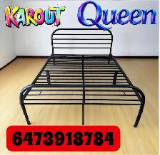 Free Delivery New queen Bed Metal Heavy-duty sturdy stable. - Photo 6