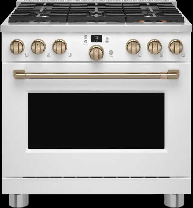 GE Café Commercial Style Range C2Y366P4TW2 36' Smart Dual-Fuel - Photo 2